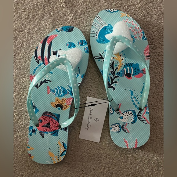 “Vera Bradley” Flip-Flops (NWT) Women’s Size Small (5-6) - Picture 10 of 11